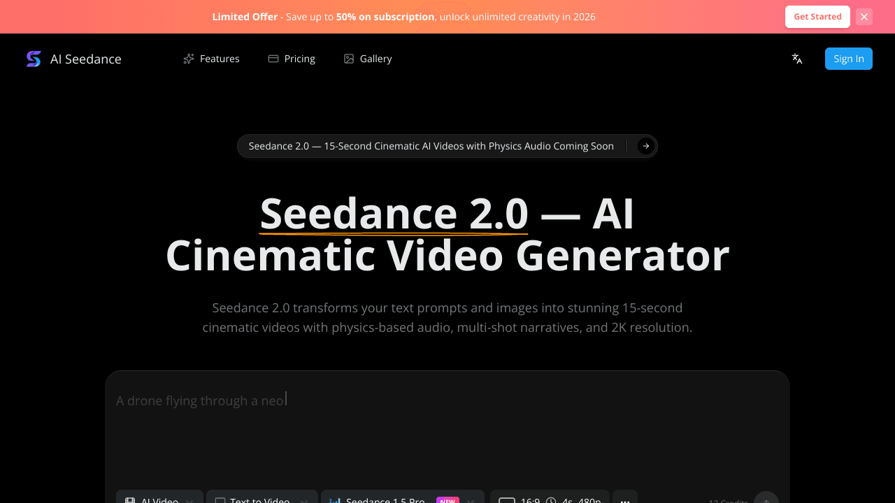 Seedance 2.0 AI 