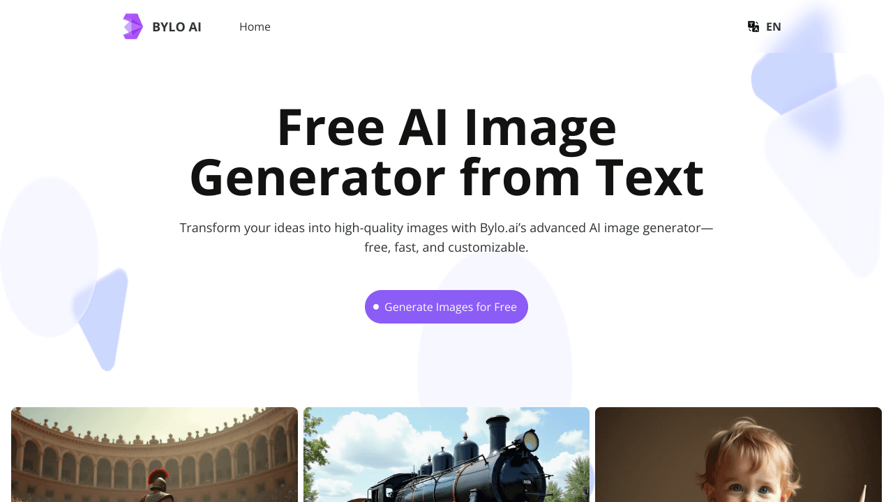 Bylo.ai: Free AI Image Generator