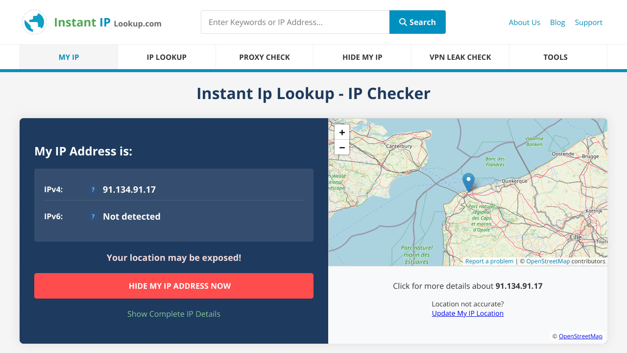Instant Ip Lookup