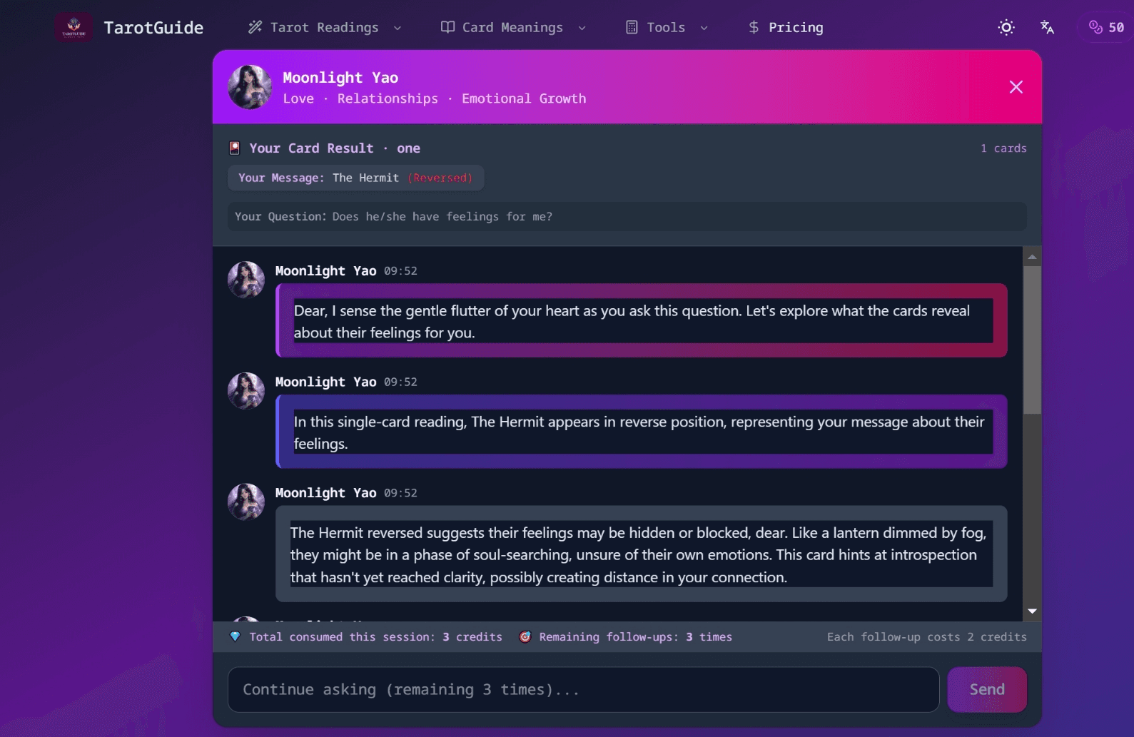 TarotGuide | AI Tarot Readers