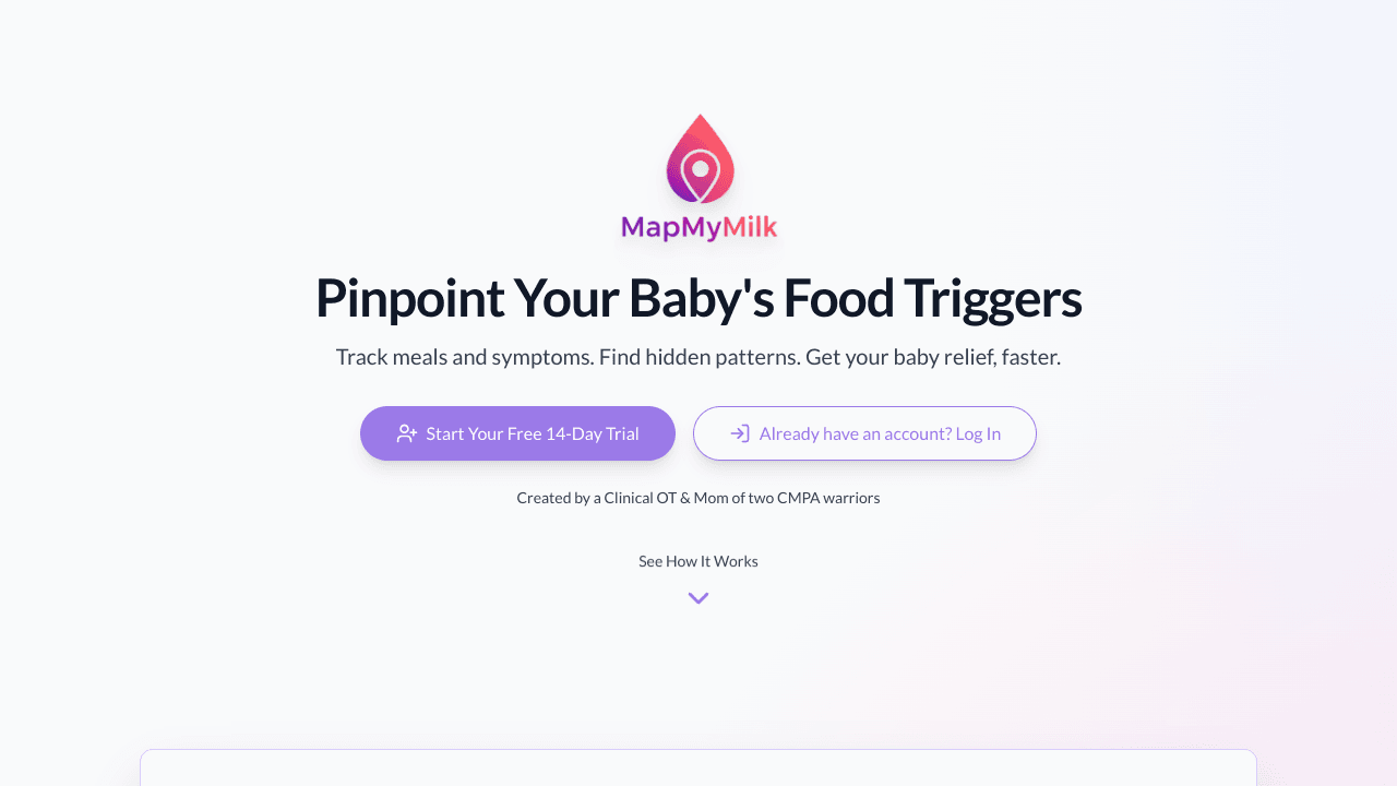 MapMyMilk: Tracking Infant Food Intolerances & Allergies