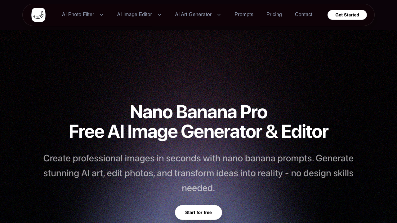 Photo Art AI - Cheapest Nano Banana Pro Tool