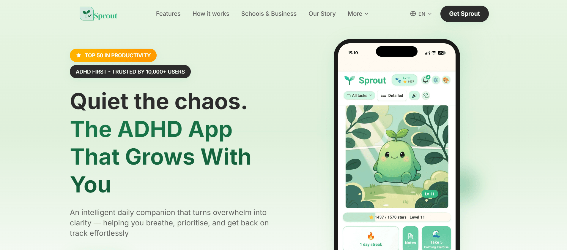 Sprout: Smart ADHD Task App